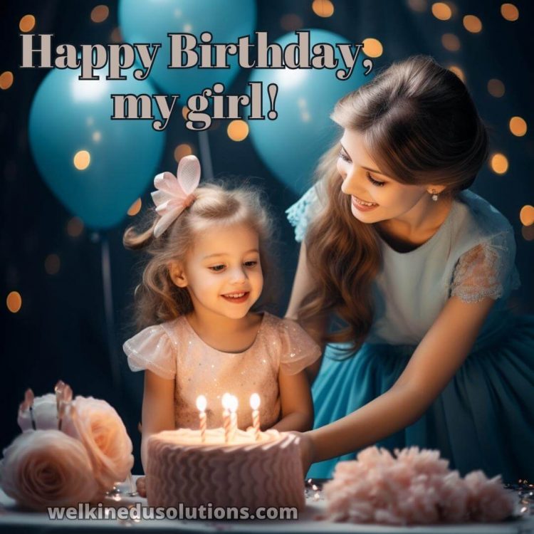 Happy birthday wishes for daughter picture cake gratis