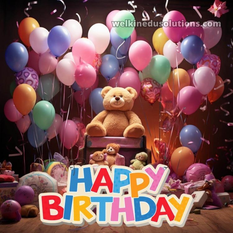 Happy birthday wishes for daughter picture teddy bear gratis