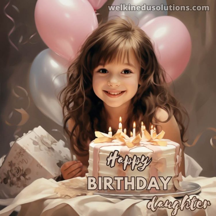 Happy Birthday daughter picture celebration gratis