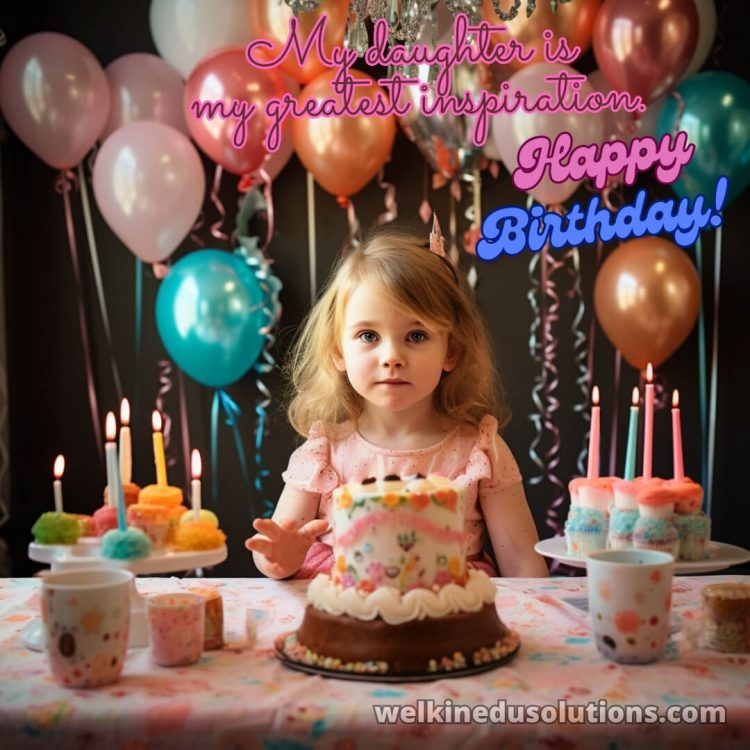 Happy Birthday daughter quotes picture celebration gratis
