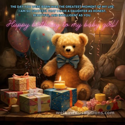 Happy Birthday daughter quotes picture presents gratis