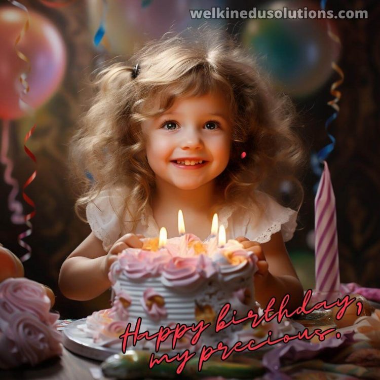 Happy Birthday daughter wishes picture sweets gratis