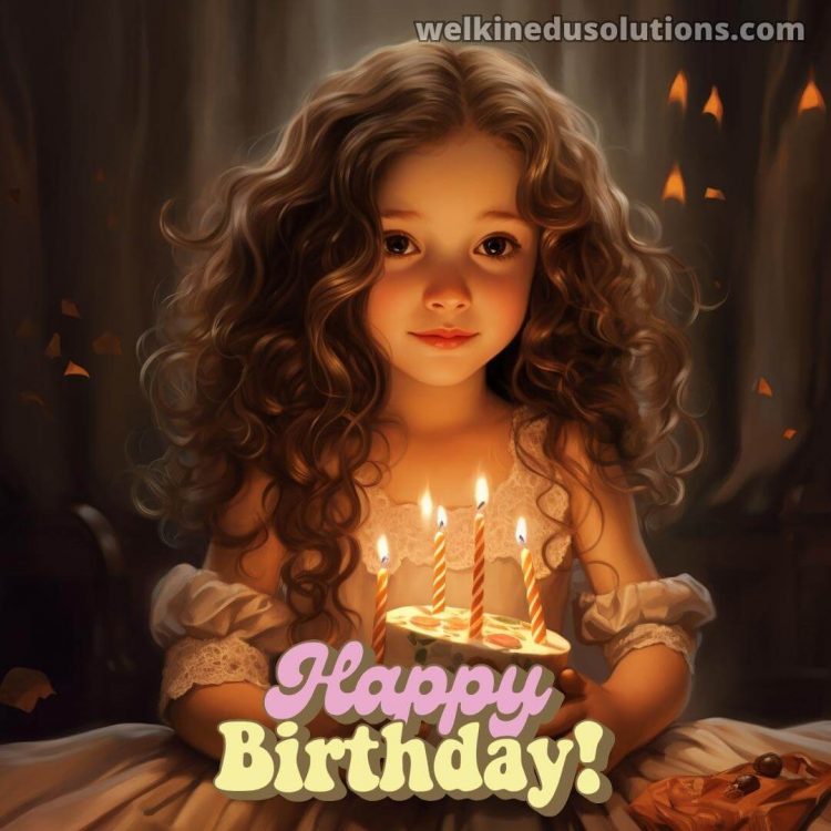 Happy Birthday daughter wishes picture girl gratis