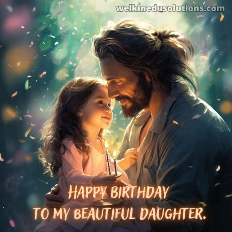 Happy Birthday my daughter picture dad gratis