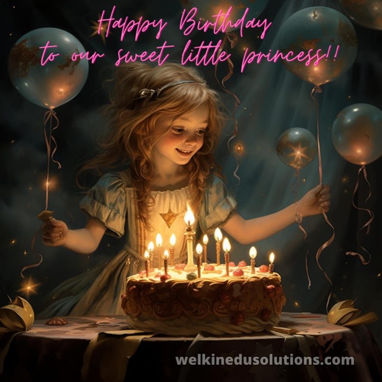 Happy Birthday my daughter picture birthday cake gratis
