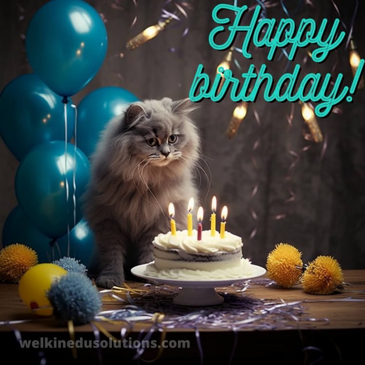 Happy Birthday wishes for my daughter picture cat gratis