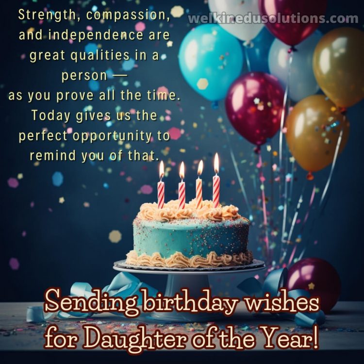Happy Birthday wishes for my daughter picture balloons gratis