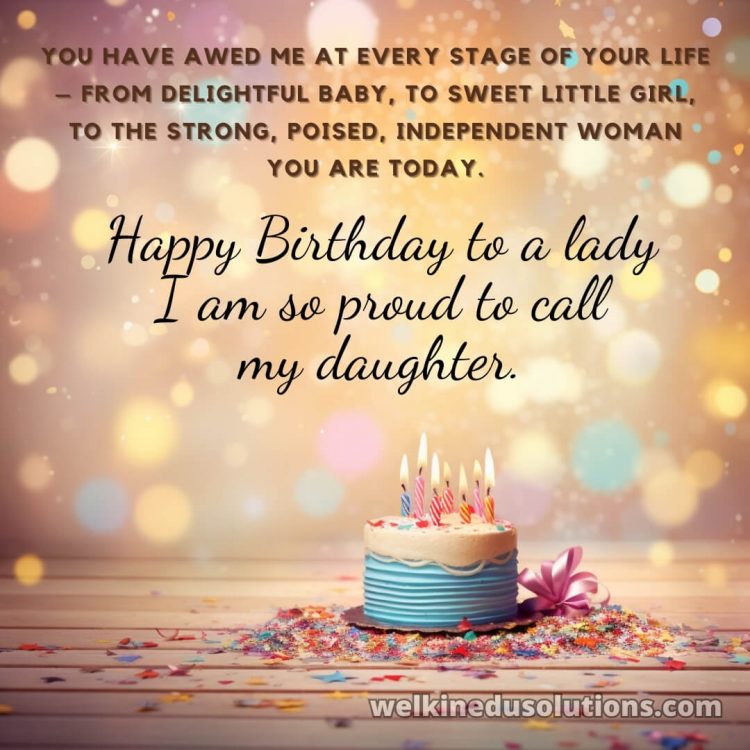 Happy Birthday wishes for my daughter picture candles gratis