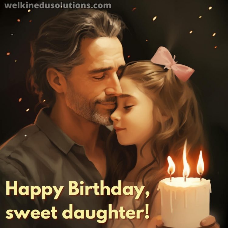 Happy Birthday wishes my daughter picture father and daughter gratis