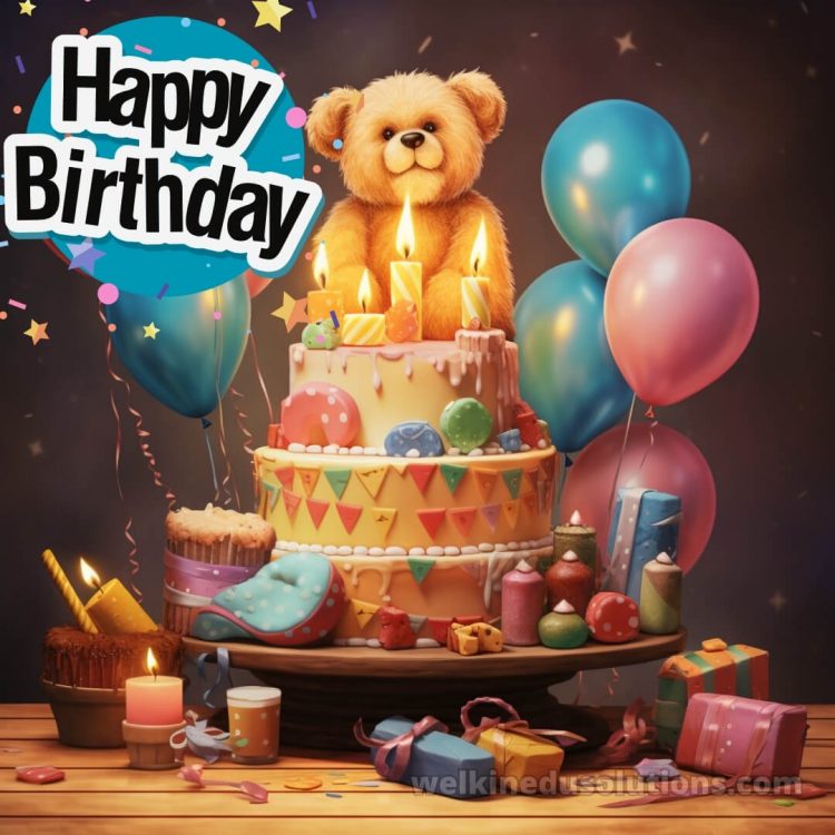 Happy Birthday for daughter picture bear gratis