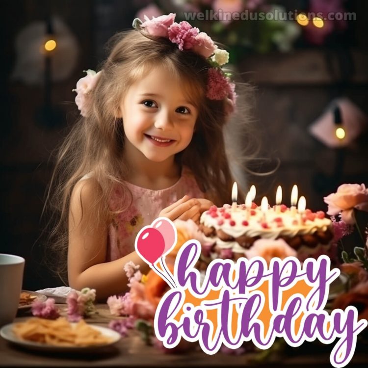 Happy Birthday message for daughter picture girl gratis