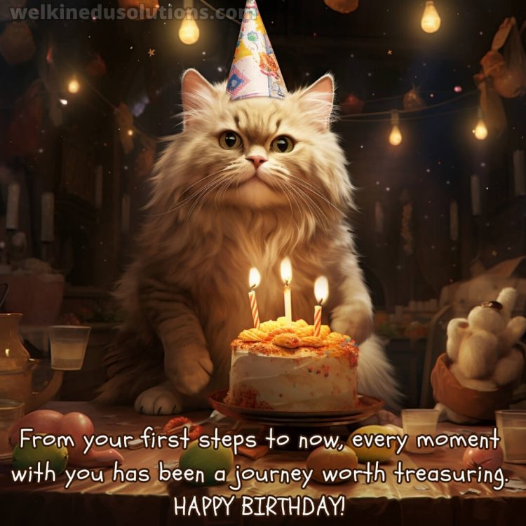 Happy Birthday wishes for daughter from mother picture cat gratis