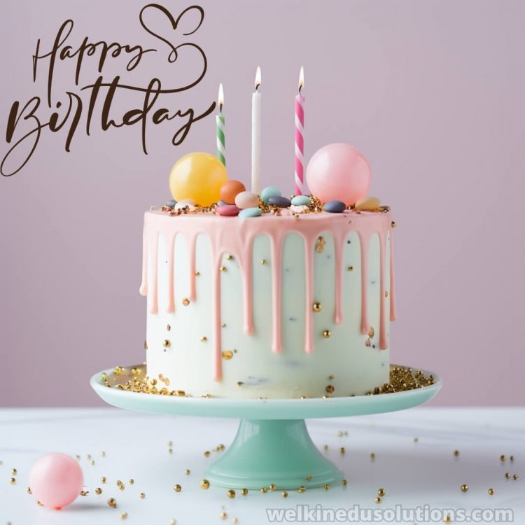 Happy Birthday wishes for daughter from mother picture frosted cake gratis