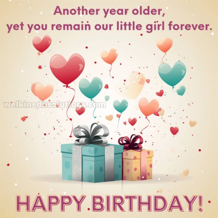 Happy Birthday wishes to daughter from mother picture present gratis