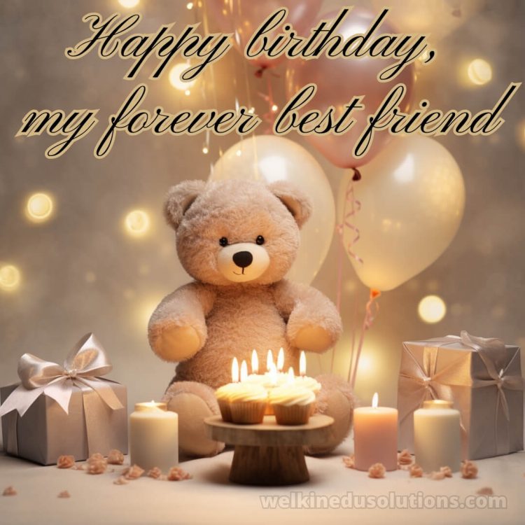Birthday wishes for best friend girl picture teddy bear gratis
