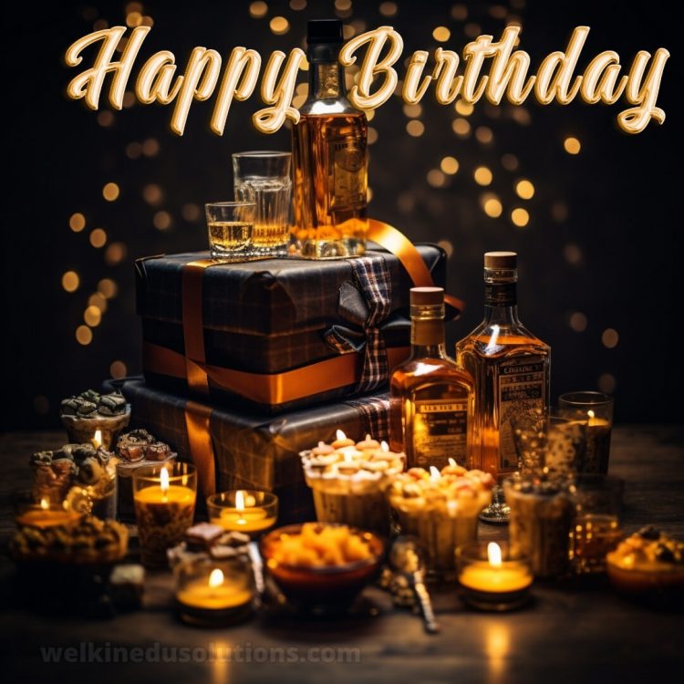 Birthday wishes for friend picture whiskey gratis