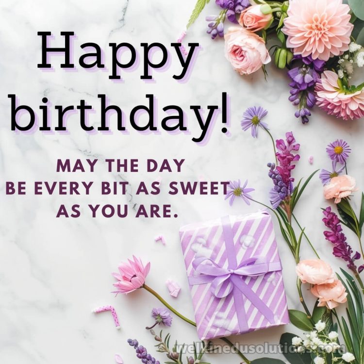 Simple birthday wishes for friend picture flowers gratis
