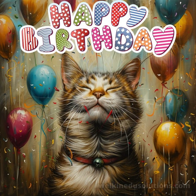 Touching birthday wishes for best friend picture cat gratis