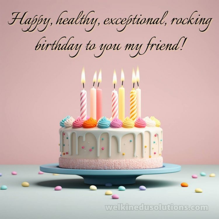 Touching birthday wishes for best friend picture candles gratis